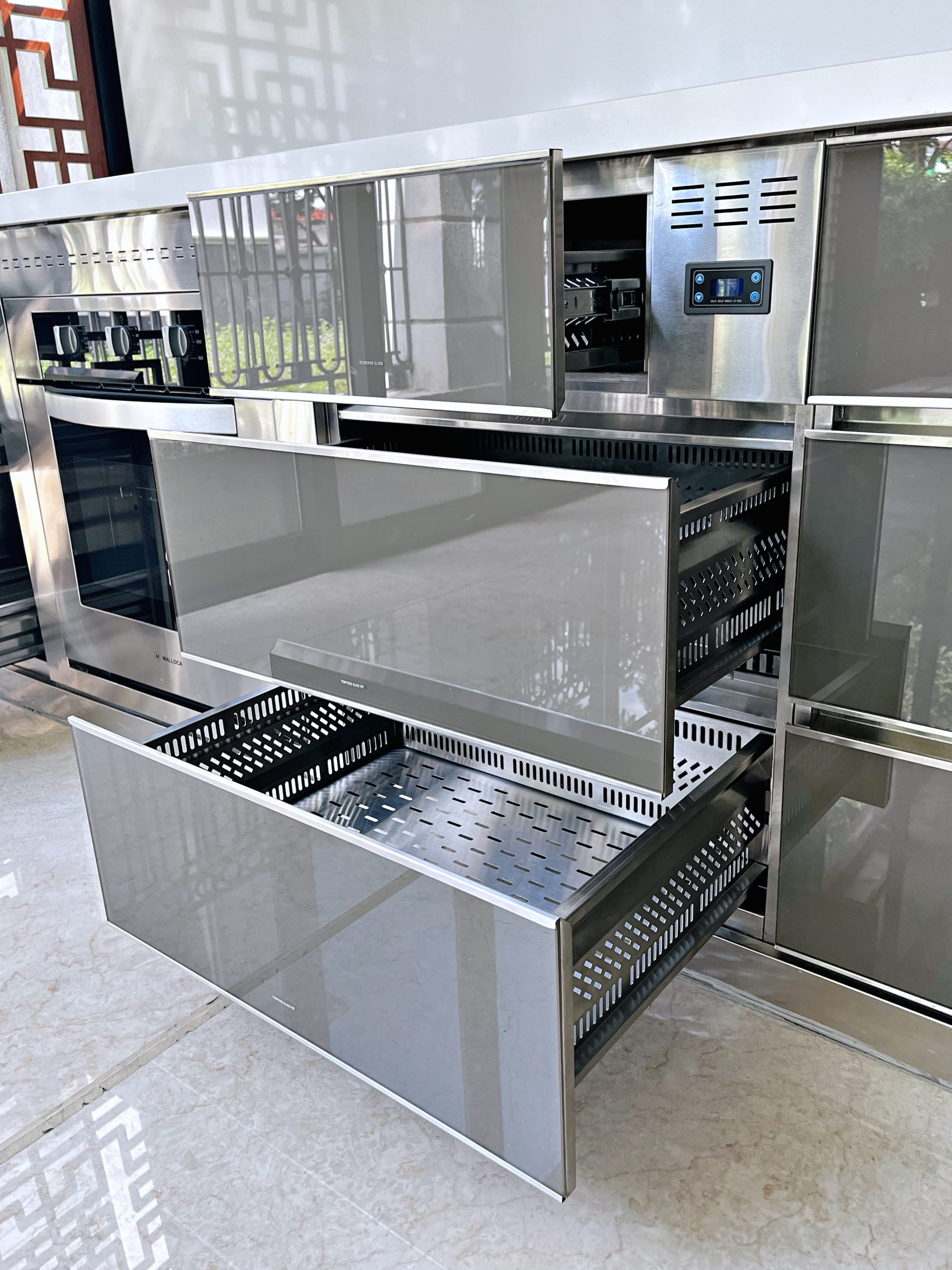 Hệ tủ bếp chữ L – Khu biệt thự Vinhomes Bình Thạnh-2