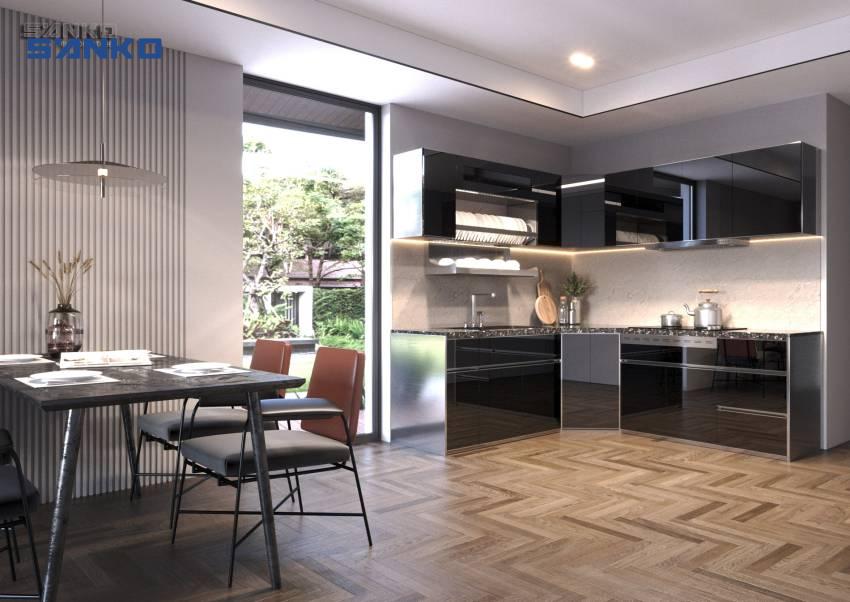 Bí quyết chọn kích thước bếp chữ L theo phong thủy để thu hút tài lộc