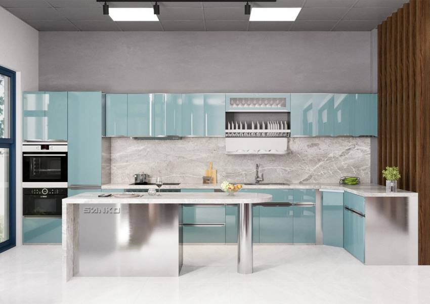 Bố trí bếp chữ L hợp phong thủy: Lợi ích và những điều cần lưu ý