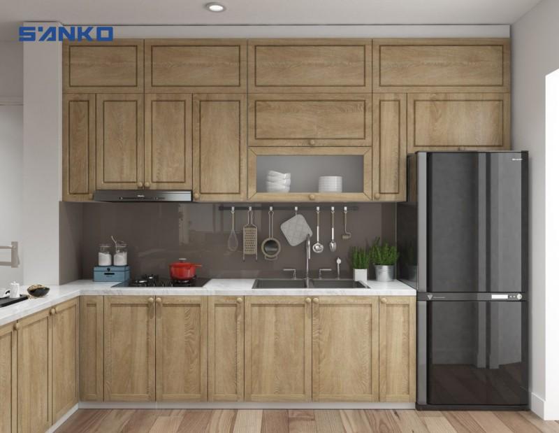 bố trí tủ lạnh trong bếp chung cư