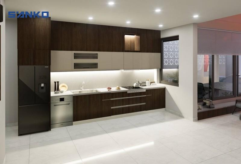Các Mẫu Tủ Bếp Cho Nhà Chung Cư: Tối ưu Không Gian, Nâng Tầm Tiện Nghi