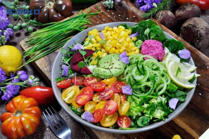 cách làm sa lát củ quả