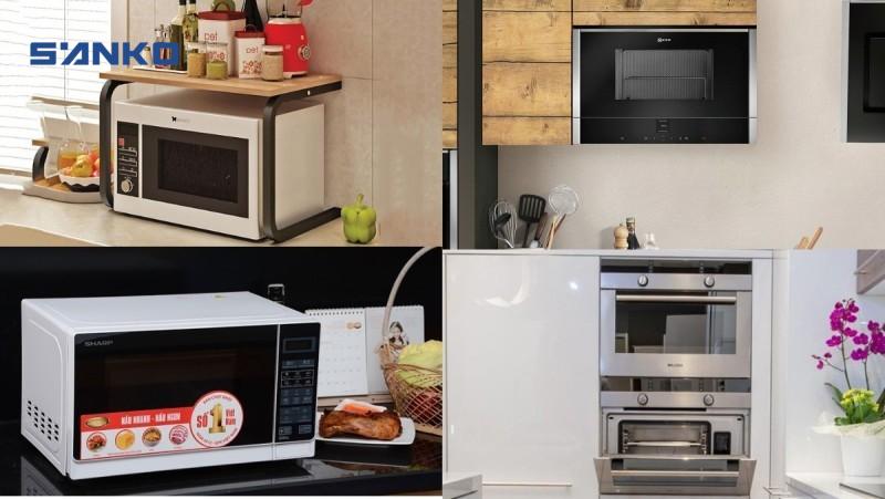 Gợi Ý Thiết Kế Tủ Bếp Và Vị Trí Phù Hợp Cho Lò Vi Sóng