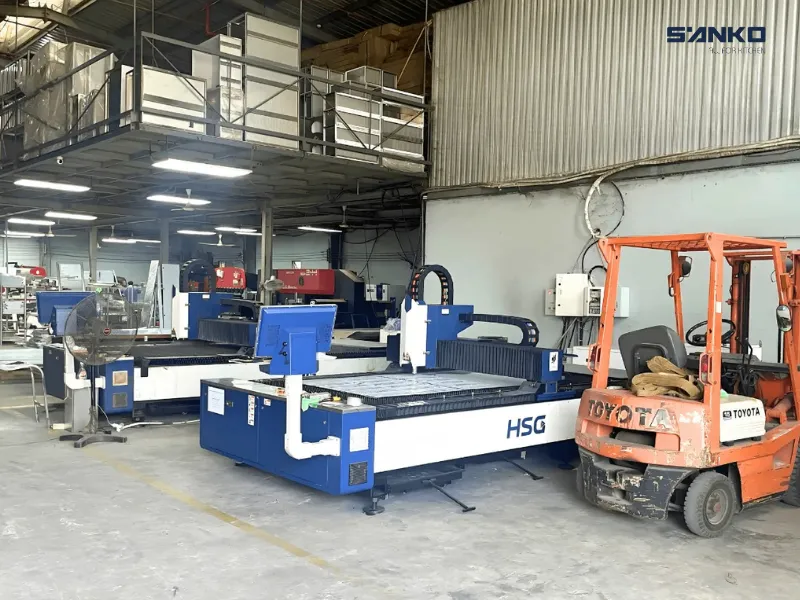 nhà máy sản xuất tủ bếp inox hệ module Sanko