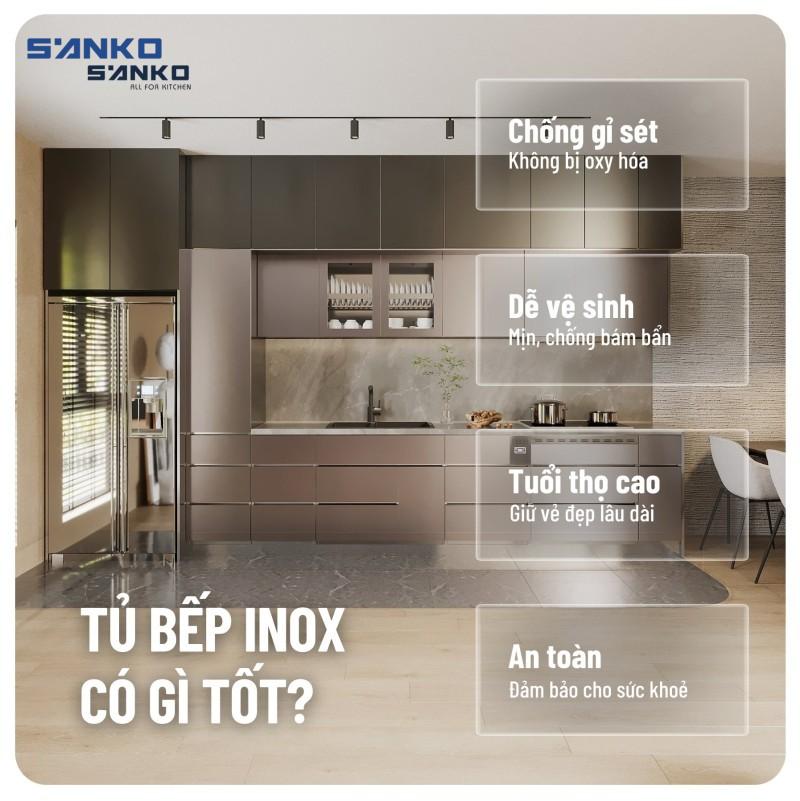 Vì sao tủ bếp inox 304 trở thành xu hướng tại Long An?