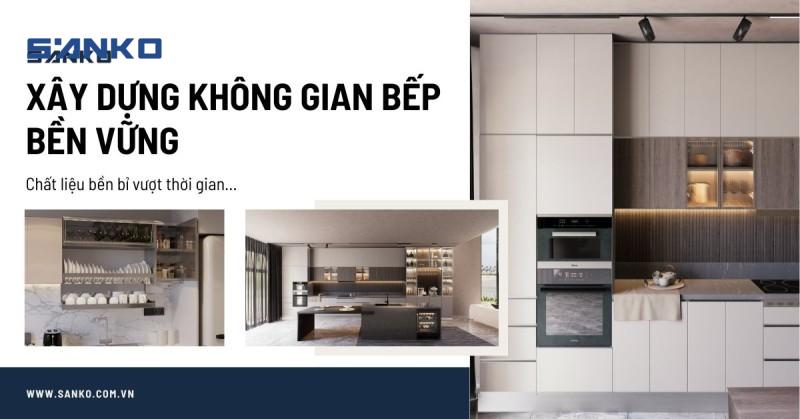 Đầu tư một lần – Bền vững cả chục năm cùng tủ bếp inox hệ module Sanko